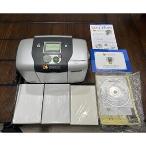 Epson PictureMate B271A Personal Photo Lab + Paper & Manuals (Powers On/Error)